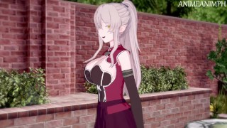 Fucking Ariane Glenys Maple from Skeleton Knight in Another World Until Creampie - Anime Hentai 3d