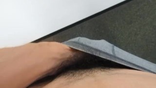 初めてのオナニー撮影（射精）