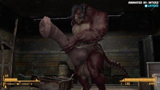 POV Deathclaw Muscle Hyper Growth Animation