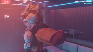 Krogan Pole Dance Hyper Growth Animation