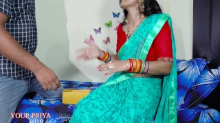 Step-sister Priya got long anal fuck with squirting on her engagement in clear hindi audio