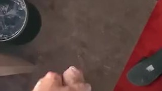 Huge Cumshot on Carpet