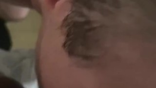 Cumming so hard on his face