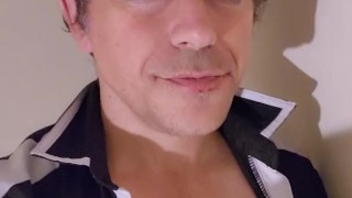 Pornstar Feels His Hard Naked Body 4 U...