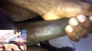 LET ME PUSH YOUR PANTIES TO THE SIDE TONIKZALEX STROKING BBC MOANS, TALKS DIRTY & CUMS HUGE LOAD CUM