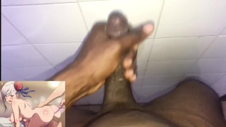 DILDO TONIKZALEX STROKING BBC MOANS, TALKS DIRTY & CUMS HUGE LOAD CUM INSIDE CARTOON 