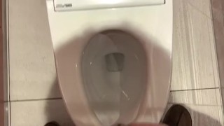 綺麗な商業施設のトイレでオナニーしたよ、でもスマホで録画するとオカズなくなって困った