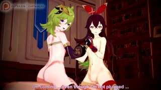 Genshin Impact ➤ Collei x Amber 🗸 BFF Porn super cute Waifus R34 Rule34 Cute Jentai JOI Anime