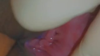 Opening and playing with my wet vagina