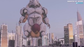 Macro Krogan Muscle Hyper Growth Animation