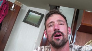 Preview of a balls slapping self-facefuck : full vid on onlyfans