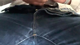 Office Wank Under The Table with Cumshot and Social Commentary. Maybe you like fat guys.