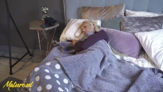 Horny Blonde Milf Alicia Wants You Up In The Morning