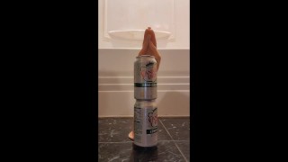 Clips of me training with the forearm dildo