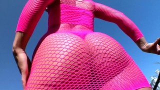 Jasmina Euro Only Anal Facial with Mugur & Lauro Giotto outdoor teasing, body stockings, Ass Tease#2