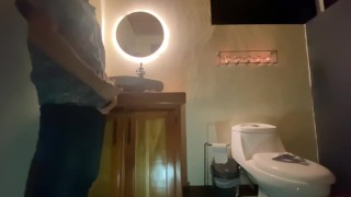 Artistic Masturbation, Moon and Candles
