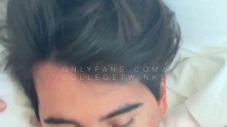 Sexy Latino Teen Deepthroats and Swallows my Huge Load