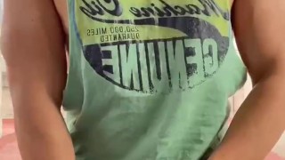 Masturbándome en la azotea 