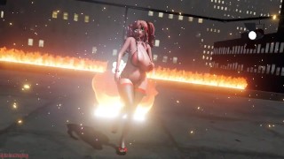 【MMD】 Roof On Fire - Maiko