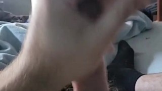 Solo Jerking Huge Cumshot