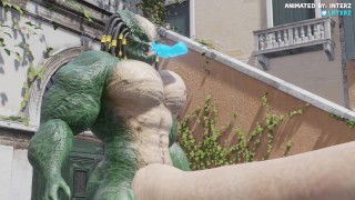 Predator Muscle and Hyper Growth Animation