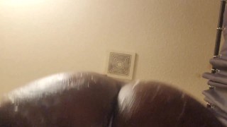 Wet and creamy anal