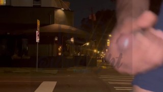 2AM Public B8! Walking Home From The Club
