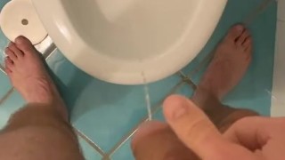 Piss in toilet