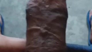 Early morning jakol sa garahe...part 2 (CUM shot)