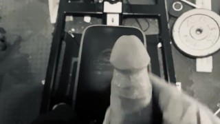 Workout masturbating