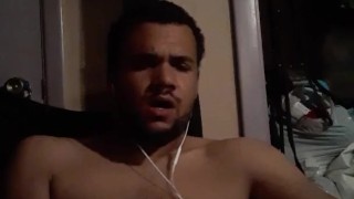 Horny bbc stroking 