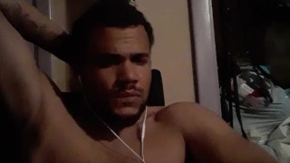 Horny bbc stroking 