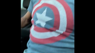 Filling up my belly and car at the gas station