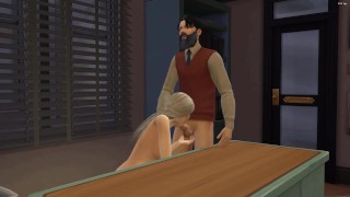 Employee fucks his boss for a promotion - Office sex