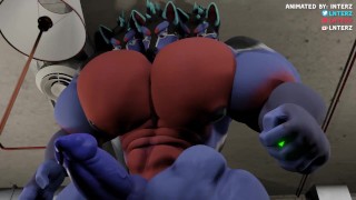 Cerberus Muscle and Hyper Magic Rock Growth Animation