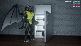 Dragon Daddy Muscle Growth Drink Animation