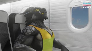 Dragon Grows Huge Muscle Animation