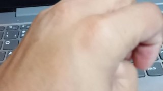 (Voice-over) a beauty male Hand to you