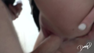 British Blonde Slut Fucked in Restroom