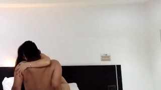 At the motel with my girlfriend