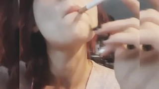 STUNNINGLY BEAUTIFUL BOSS MILF SMOKING NEWPORT 100`S..#TNT#BOSSMILFLIFE#....