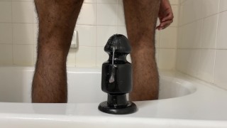 Going down on my can butt plug