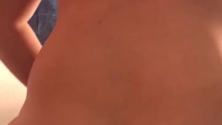 Chubby twerking white boy