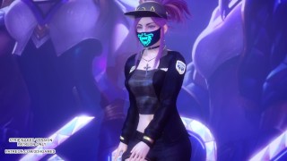 [MMD] Exid - Me & You Ahri Akali Evelynn Sexy Kpop Dance League of Legends KDA