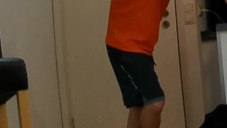 Doppelpenetration mit XXL großen Schwanz in deutschen Twink School College Boy mit Fist and Fuck