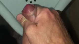 Compilation of Pissing and Cumming at a urinal twice this weekend