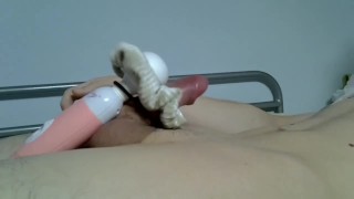 [女性向け]自撮りオナニー　電マで即イキ　自分にぶっかけ大量射精[個人撮影]