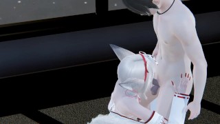 Yaoi Femboy - Foxy hardsex in a threesome