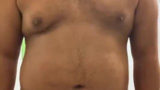 Oiled Latino Bear Stroking