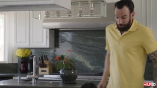 Milfed - Jamie Michelle Shows A House To A Potential Buyer Couple & Fucks The Husband In The Process